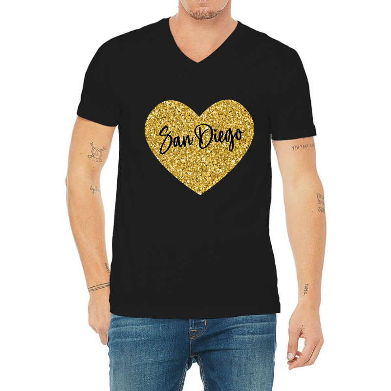 I Love San Diego California Usa V-neck Tee | Artistshot