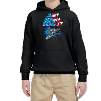 Just Gonna Send It Motocross Dirt Bike Youth Hoodie | Artistshot