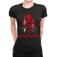 Twin Temple Ladies Fitted T-shirt | Artistshot