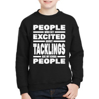 Rugby Player Tacklings - League Union Team Match Rugby Fan Youth Sweatshirt | Artistshot