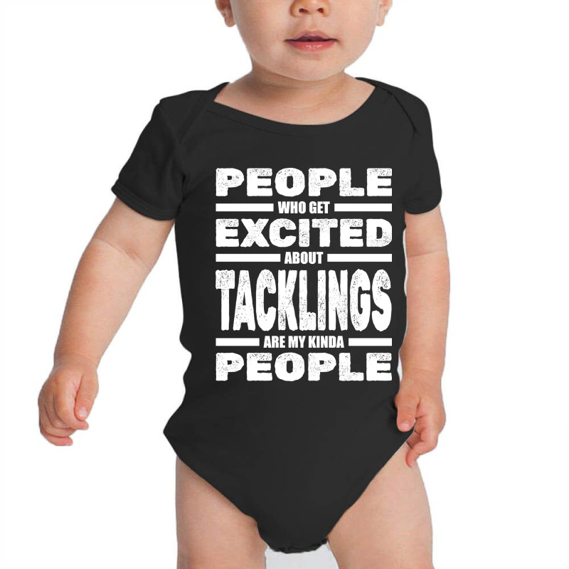 Rugby Player Tacklings - League Union Team Match Rugby Fan Baby Bodysuit by Mary Hatton | Artistshot