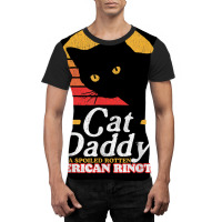 Retro Cat Daddy To A Spoiled Rotten American Ringtail 80s T Shirt Graphic T-shirt | Artistshot