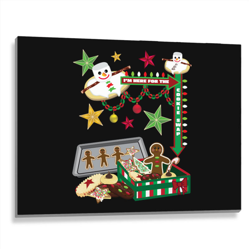 I'm Here For The Cookie Swap! Metal Print Horizontal by Inmamlil638 | Artistshot