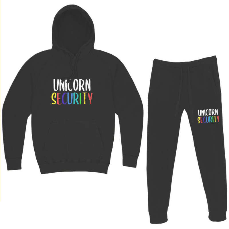 Halloween Dad Mom Daughter Adult Costume, Unicorn Security Hoodie & Jogger set by behindcedar22 | Artistshot