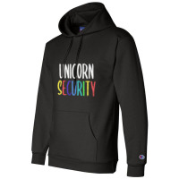 Halloween Dad Mom Daughter Adult Costume, Unicorn Security Champion Hoodie | Artistshot