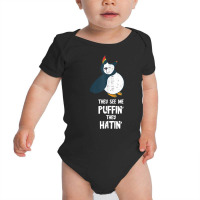 Seabird Lover Puffin They See Me Iceland Animal Puffin Lover T Shirt Baby Bodysuit | Artistshot