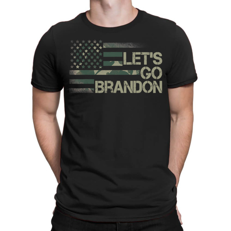 Let's Go Branson Brandon Camouflage Us Flag Pullover Hoodie T-shirt | Artistshot