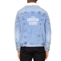 Anderson Drinking Team Captain South Carolina Beer Lover Sc Unisex Sherpa-lined Denim Jacket | Artistshot