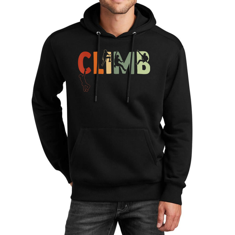 Climbing Bouldering Rock Climber Climbing Unisex Hoodie | Artistshot