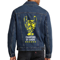 Liverpool Trophy Champions Of Europe Squad, Design Sports Men Denim Jacket | Artistshot