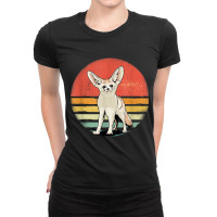 Retro Vintage Fennec Fox Shirt Fennec Fox Animal T Shirt Ladies Fitted T-shirt | Artistshot