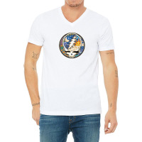 Grateful Sun Dead Monn V-neck Tee | Artistshot