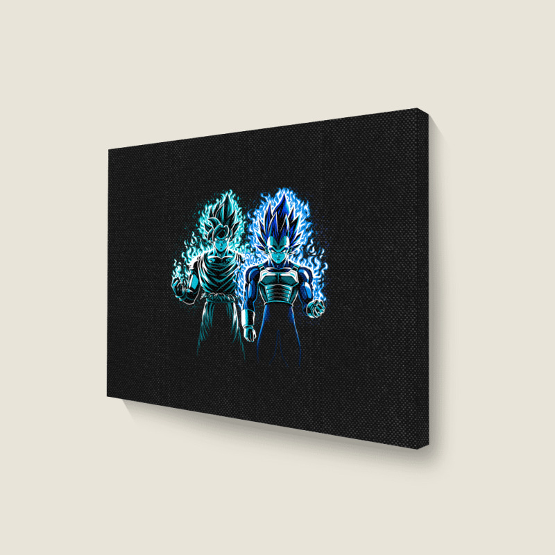 Blue God Warriors Landscape Canvas Print | Artistshot