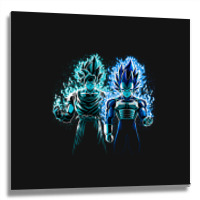 Blue God Warriors Metal Print Square | Artistshot