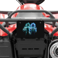 Blue God Warriors Atv License Plate | Artistshot