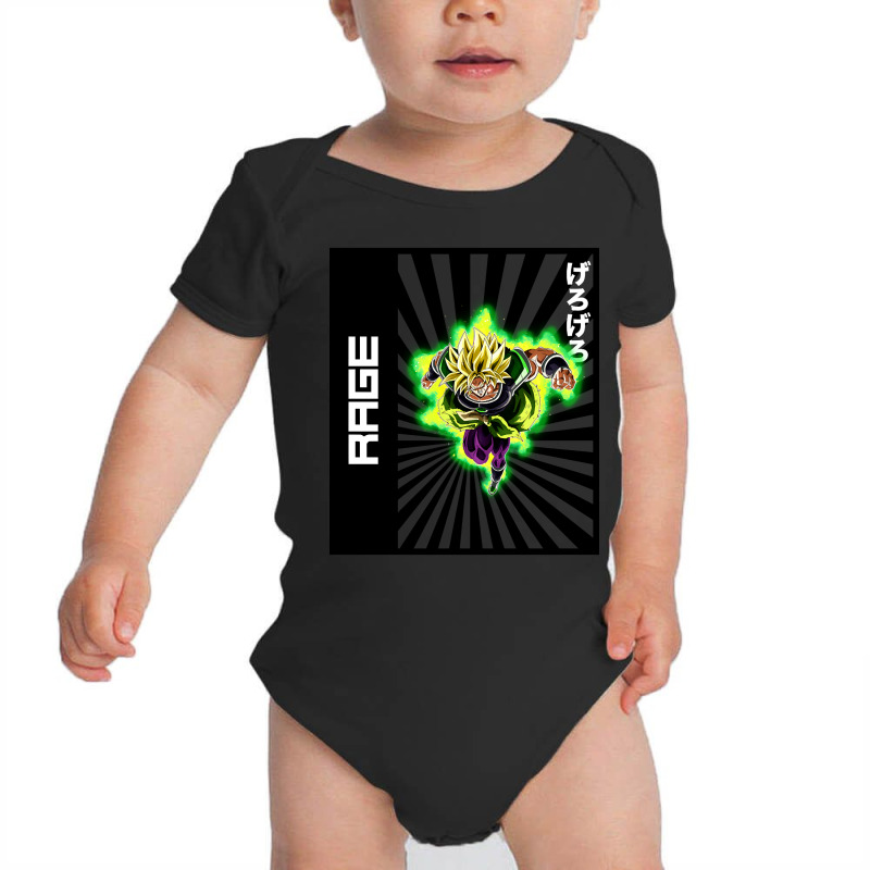 Broly Rage Baby Bodysuit by mckeebeckett3l9yxd | Artistshot