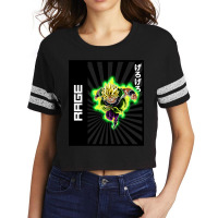 Broly Rage Scorecard Crop Tee | Artistshot