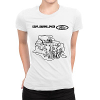 Engine Parts Ladies Fitted T-shirt | Artistshot