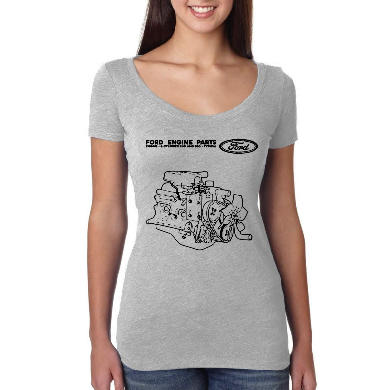 Engine Parts Women's Triblend Scoop T-shirt by Angel Tees | Artistshot