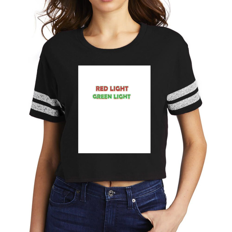 Red Light Green Light Scorecard Crop Tee by TheresaJoyWilliams | Artistshot