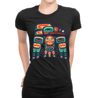 Alaska, Raven Haida Tribal Art, Native American Totem Premium T Shirt Ladies Fitted T-shirt | Artistshot