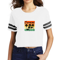 Curacao Palm Vintage Beach Men Women Scorecard Crop Tee | Artistshot