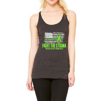 Fight The Stigma American Flag Mental Health Awareness T Shirt Racerback Tank | Artistshot