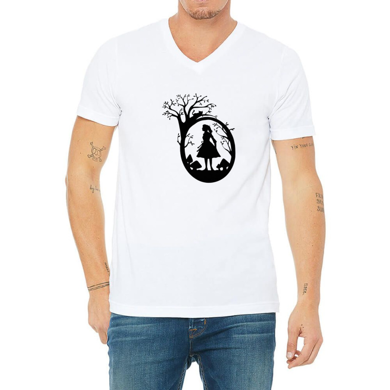 Lewis Carroll V-neck Tee | Artistshot