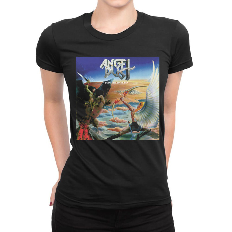 Angel Dust Music 3 Ladies Fitted T-Shirt by karenfisher | Artistshot