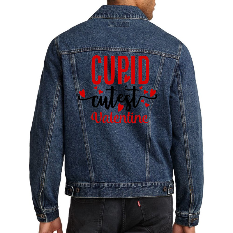 Cupid Is My Bestie Men Denim Jacket | Artistshot