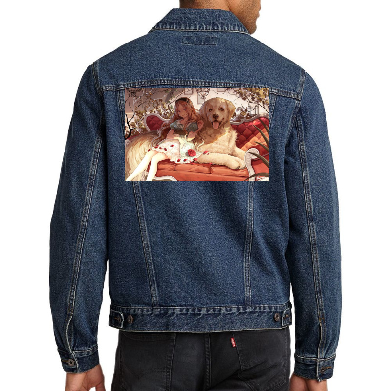 Funny Men Denim Jacket | Artistshot