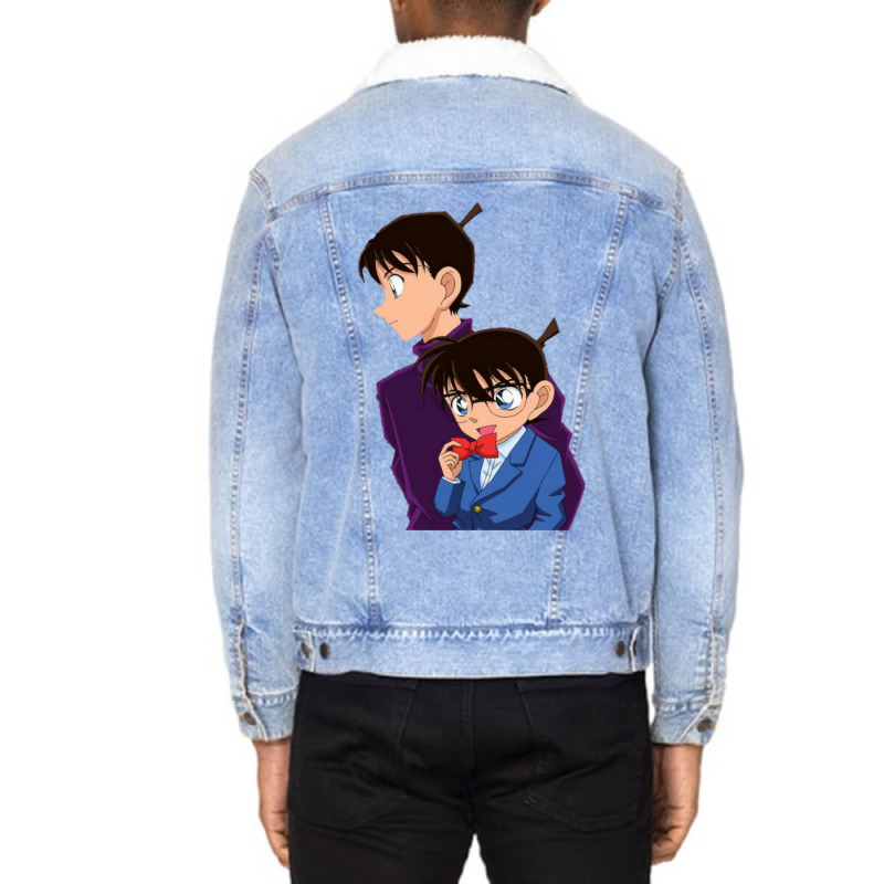 Detective Conan 2 Unisex Sherpa-Lined Denim Jacket by AllenSCrowley | Artistshot