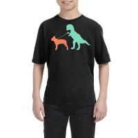 Boston Terrier T  Shirtfunny Boston Terrier Dinosaur Cute Boston Terri Youth Tee | Artistshot