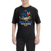 Tails And Tales Summer Reading 2021 Dragon Reader Youth Tee | Artistshot