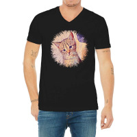 Cat T  Shirt Cat T  Shirt (27) V-neck Tee | Artistshot