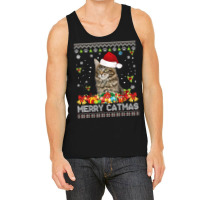 Merry Catmas Maine Coon Cat Ugly Sweater Christmas Santa T Shirt Tank Top | Artistshot