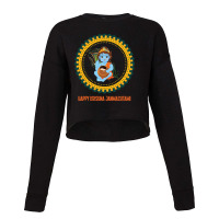 Happy Krishna Janmashtami, Funny Gift Idea Cropped Sweater | Artistshot