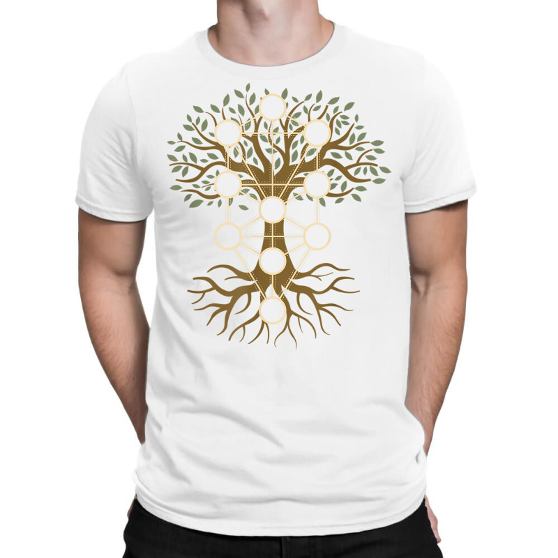 Kabbalah Tree Of Life Symbol Jewish Mysticism Ten Sefirot T Shirt T-shirt | Artistshot