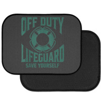 Off Duty Lifeguard Save Yourself, Lifeguard For Men & Women Tank Top Rear Car Mat | Artistshot