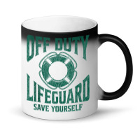 Off Duty Lifeguard Save Yourself, Lifeguard For Men & Women Tank Top Magic Mug | Artistshot