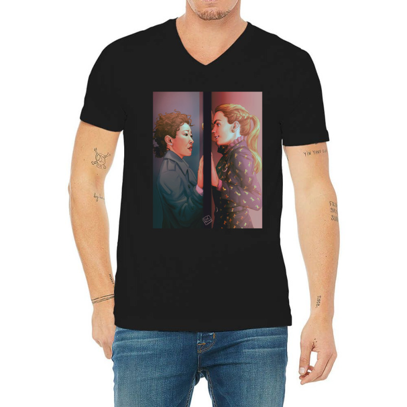 Villaneve V-Neck Tee by ANGELAALLARD | Artistshot