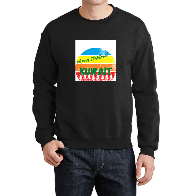 Merry Christmas Kuwait Crewneck Sweatshirt by CarmenMyrick | Artistshot