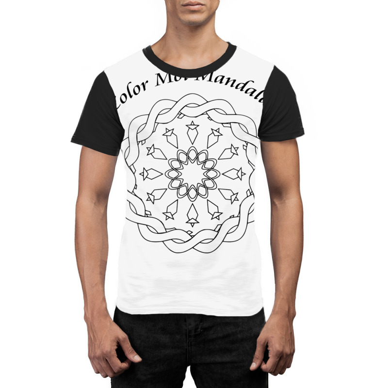 Mandala No.4 Tee Shirt That Can Be Colored With Paint Graphic T-shirt | Artistshot