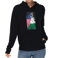 Usa Nigeria Flags - United States Of America, Nigerian Lightweight Hoodie | Artistshot