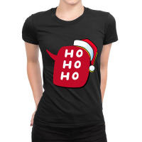 Ho Ho Ho Ladies Fitted T-shirt | Artistshot