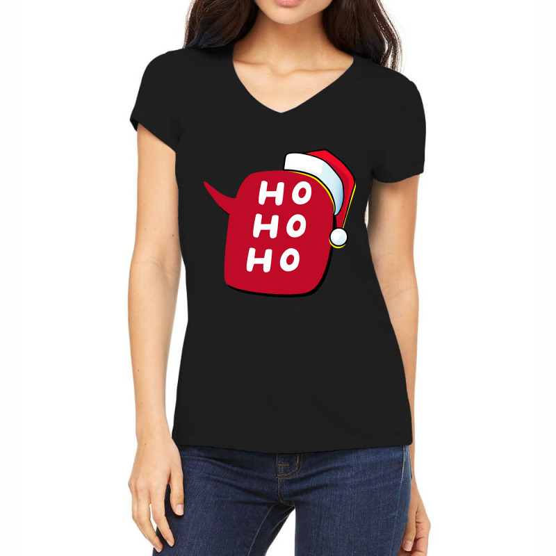 Ho Ho Ho Women's V-Neck T-Shirt by declangreenwood | Artistshot