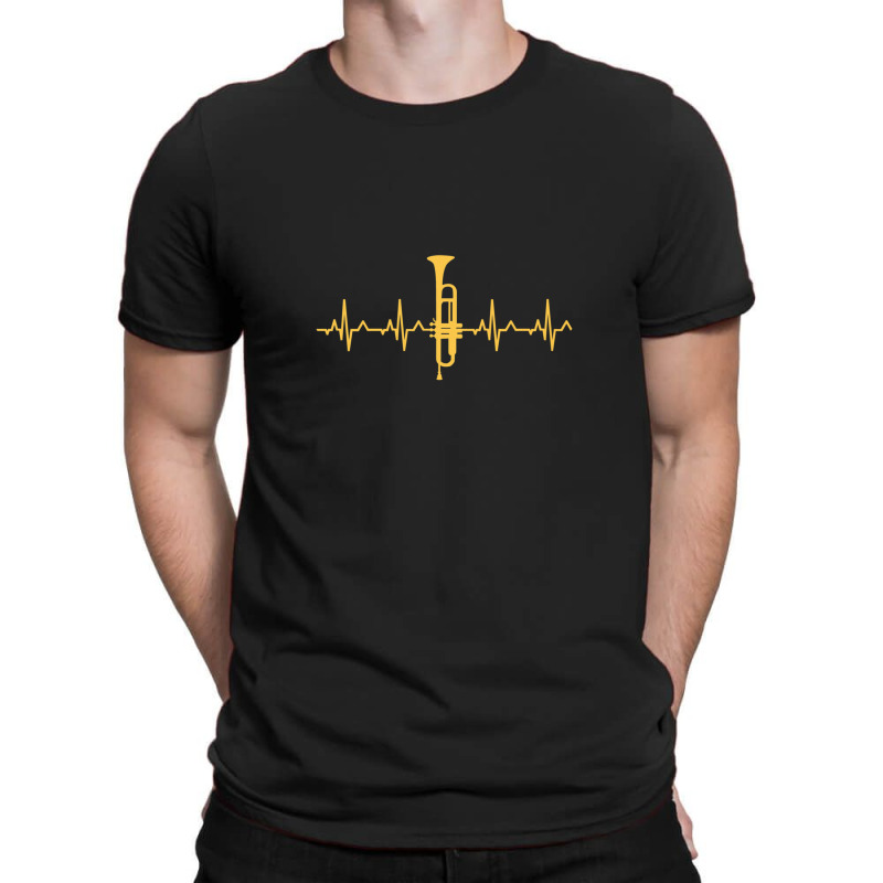 Trumpet Heartbeat T-shirt - Trumpet Player Shirt T-shirt | Artistshot