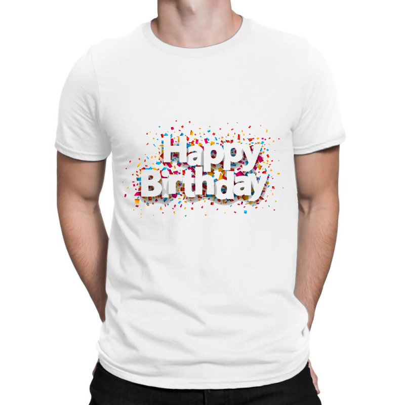 Happy Birthday Happy T-shirt | Artistshot