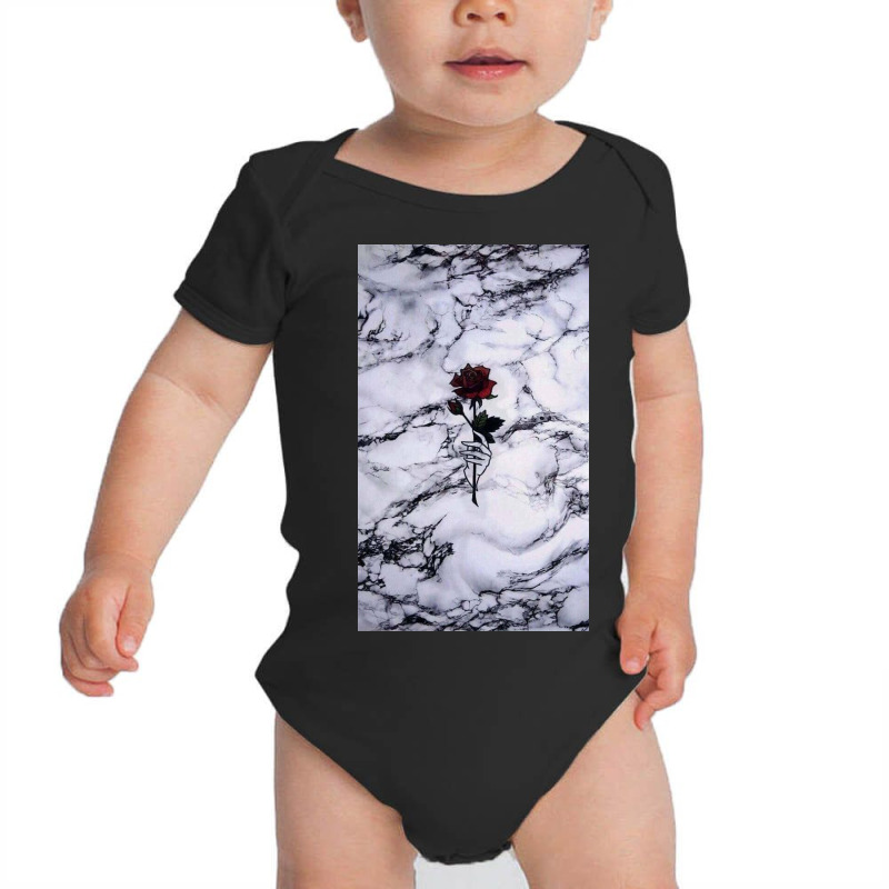 Red Flowers Baby Bodysuit by Erice | Artistshot