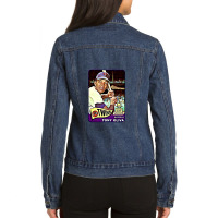 Tony Oliva 1965 Flashback Champs Ladies Denim Jacket | Artistshot